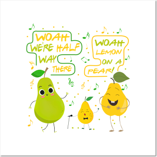 Lemon On A Pear Posters and Art